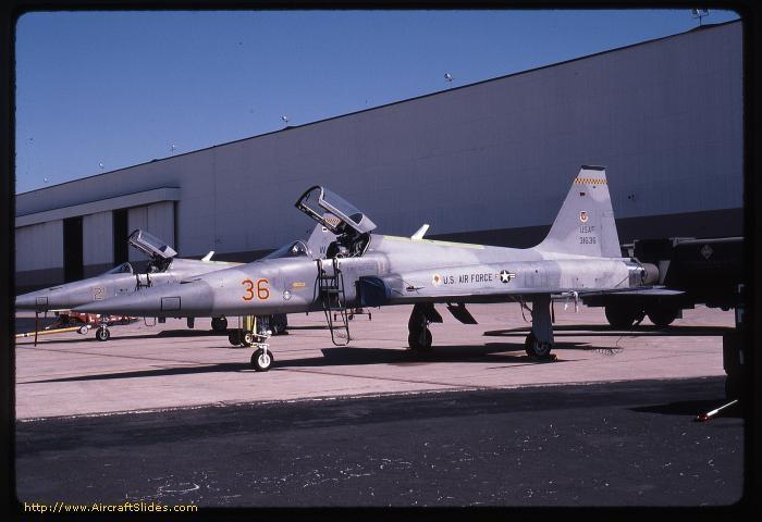 36 USAF F-5E, 73-1636, 57FWW, 1988