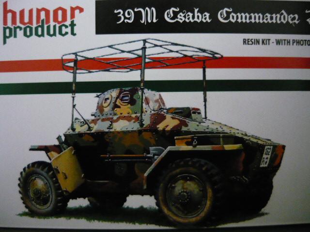 02 Hunor Product 1-72 Csaba parancsnoki pcgk. műgyanta + réz 3.500,- Ft