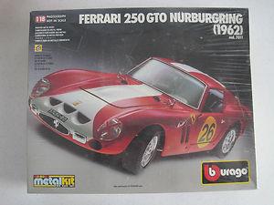 Bburago 7011 - 1/18 Ferrari 250 GTO Nürburgring (1962) - 95000ft (matrica hiányzik, elkezdve)