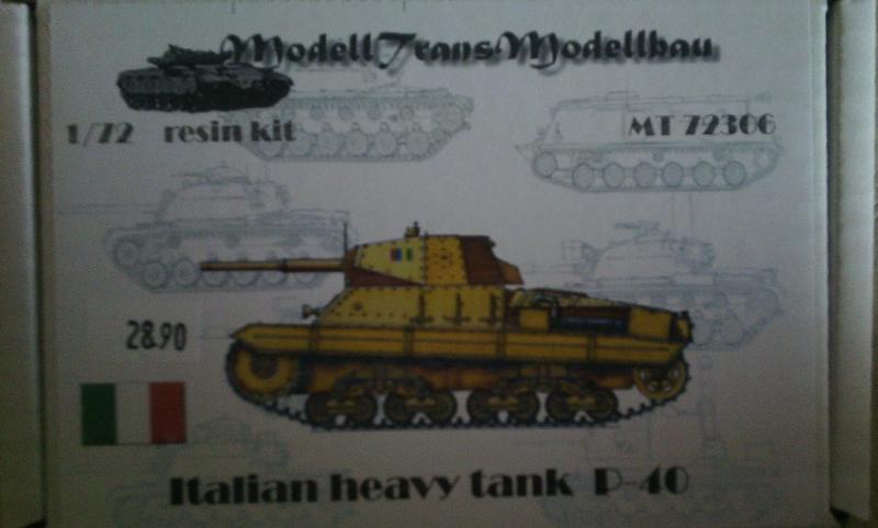 172 MODELLTRANS ITALIAN HEAVY TANK P-40 8500,- Ft