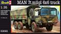 revell-man-7t-milgl-6x6-military-truck 7500ft postával

új készlet