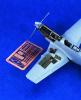 P-51D Update set; motortér és fegyverzet gyanta + maratás