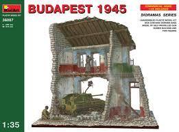 Miniart budapest dioráma SU-76-al és figurákkal 11900,- + posta