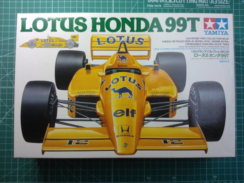 Tamiya Lotus 99T Honda versenyautó makett
