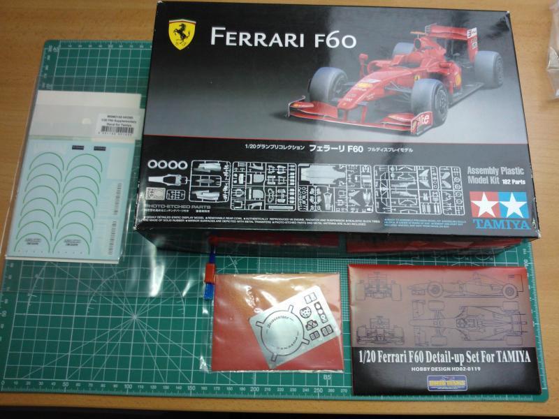 Tamiya Ferrari F60 F1 versenyautó makett