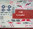 ACA- Italeri  F-8E Crusader matrica