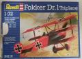 Revell - Fokker Dr.1 Triplane (04116) 1/72 -  2.000,- Ft 