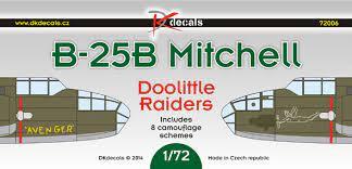 DKdecals 72006 B-25B Doolittle Raiders.jfif
