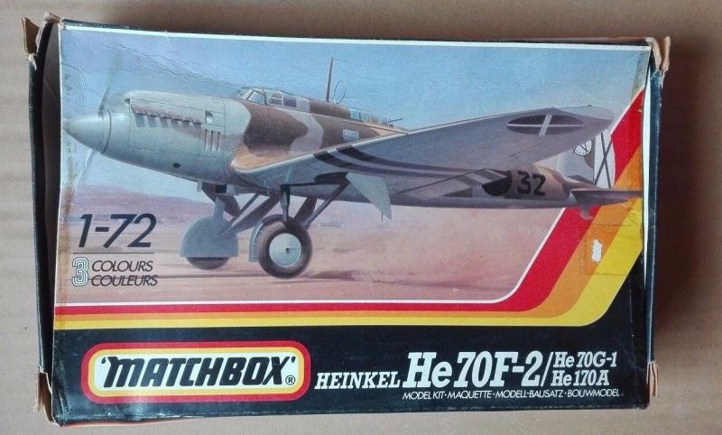 Matchbox He-70 zacskóban, csak német és spanyol matricával (3000)