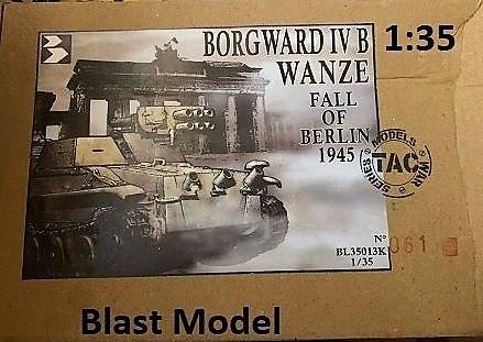 1:35		Blast Model	Borgward IV B Wanze (Fall of Berlin 1945)	elkezdetlen	dobozos	5500