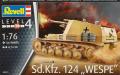 1:76	03215	Revell	Sdkfz 124 Wespe	bontatlan	dobozos	1700