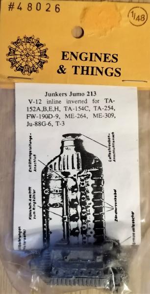 1:48	48026	Engines & Things	Junkers Jumo 213	bontatlan	zacskóban	1800	