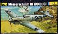Heller Bf-109B (fekete) (3000)