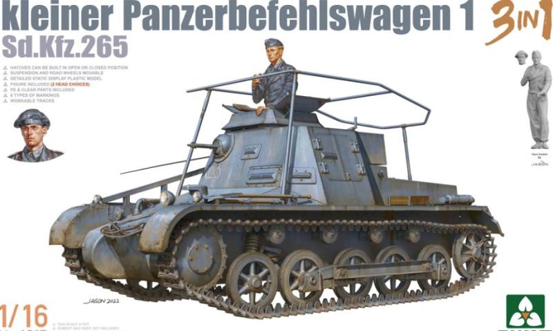 Takom 1017 Kleiner Panzerbefehlswagen 1 3 in 1 Sd.Kfz.265  15,000.- Ft 
