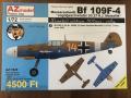 1/72 AZ Models Bf-109F Marseille limited edition Hiánytalan