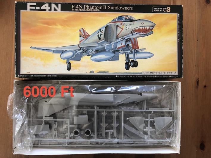 1/72 Fujimi F-4N Hiánytalan