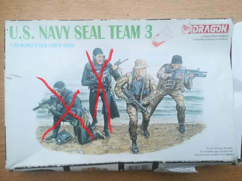 2000 SEAL csak 2 figura