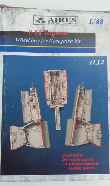 Aires 4132 F-14AD TOMCAT wheel bay Hasegawa 9500ft