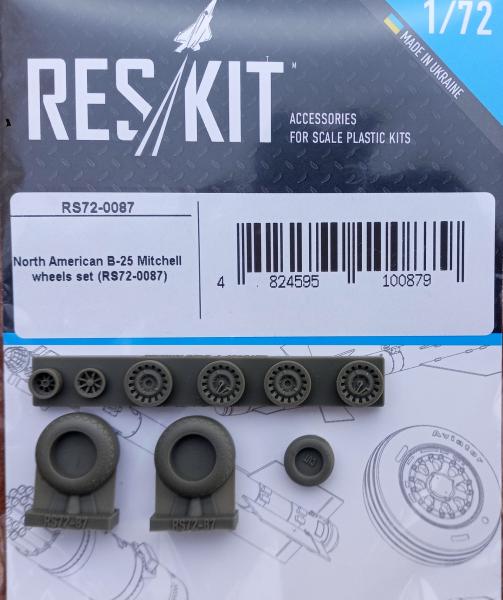 ResKit RS72-0087 B-25 Mitchell Wheels