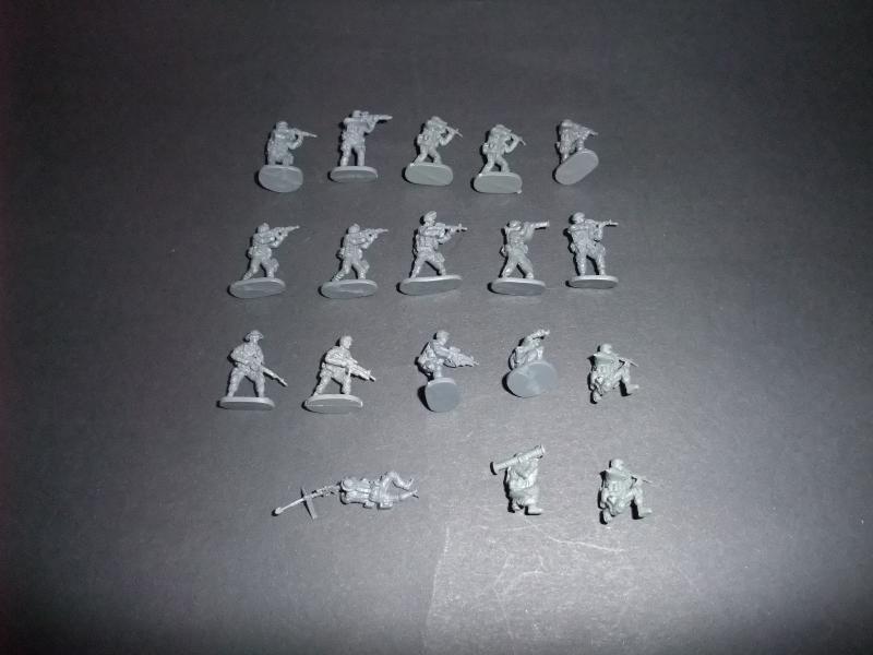 1/72 Caesar Miniatures Modern US Soldiers in Action ; 2500.-