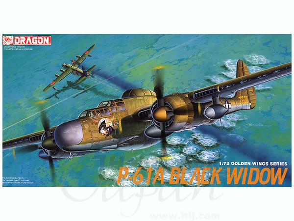 72 Dragon P-61A + Eduard 72154, mask + Quickboost engines, gun barrels + RES-KIT wheels 12500Ft
