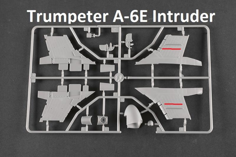 Trumpeter A-6E szárnyak