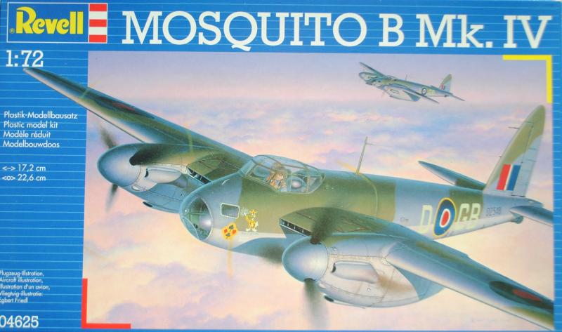 72 Revell Mosquito B.Mk.IV + Part + CMK detail set, control surfaces + Montex mask 18000Ft