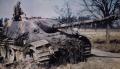 US-Truppen inspizieren erbeuteten Jagdpanther - 1945-color photo-ww2shots-army