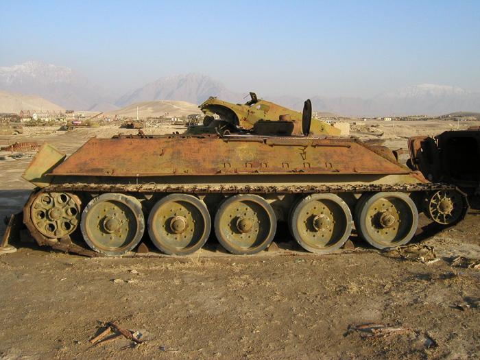 VT-34 Pol-e-Charkhi Tank Cemetary near Kabul, Afghanistan