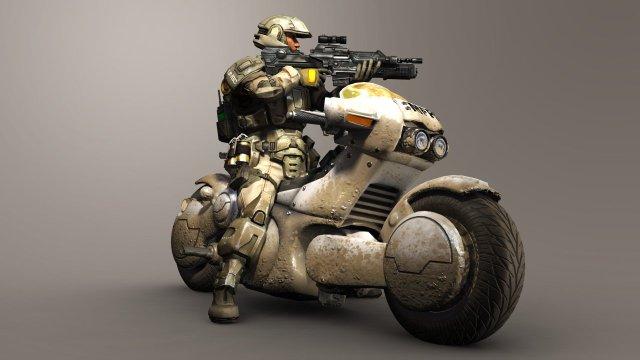 640x360_9099_Unsc_main_force_patrol_3d_sci_fi_gun_weapon_armor_motorcycle_future_soldier_hero_trooper_picture_image_digit