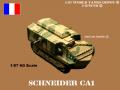 Char-Schneider-CA1-Tank-1-87-H0-Scale