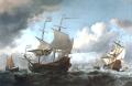 A holland flotta hajóit ábrázoló festmény