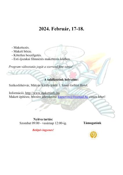 2024.02.17-18 Székesfehérvári Makettezők 24 órás találkozója