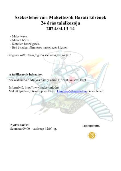 2024.04.13-14 Székesfehérvári Makettezők 24 órás találkozója