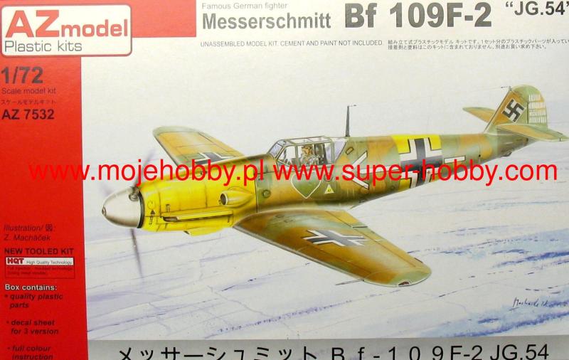 72 AZ Bf-109F-2 + Eduard SS475 + Quickobbost tropical filter, exhausts + Lifelike Marseille matrica 7500Ft